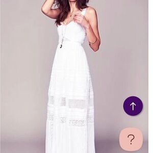 Free People White Maxi Dress